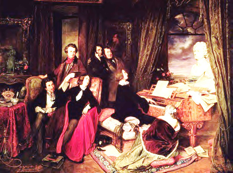 『Liszt au piano』（1840）